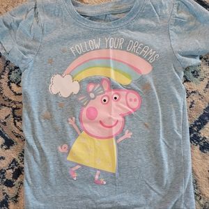 Girl's peppa pig tee